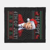 Couverture Polaire Fun Joe Biden Happy the Of July Laid Christmas (Devant (Horizontal))