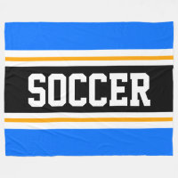 Fun Large Bleu Bleu Bleu Noir SOCCER Stripes de co