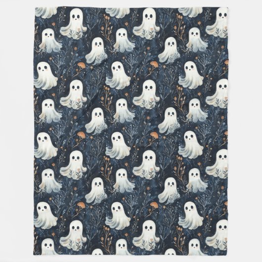 Couverture Polaire Fun Midnight Ghosts (Devant)