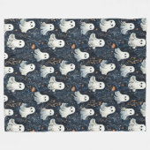 Couverture Polaire Fun Midnight Ghosts (Devant (Horizontal))