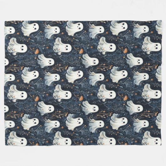 Couverture Polaire Fun Midnight Ghosts (Devant (Horizontal))