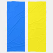 Couverture Polaire Fun Moderne Nautique Bleu Bleu Jaune Clé Couleur B (Devant)