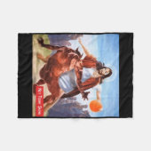 Couverture Polaire Fun Not Today Satan Jesus Crossover Bysketbyll (Devant (Horizontal))