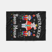 Couverture Polaire Fun Nutcracker Soldier Toy Christmas Dance Team Mo (Devant (Horizontal))