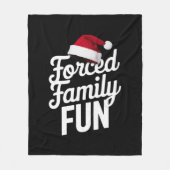 Couverture Polaire Fun Party de famille forcée Réunion Ssarcastique N (Devant)