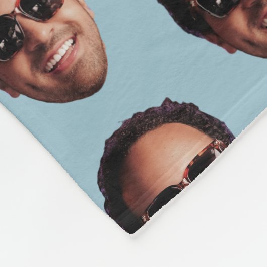 Couverture Polaire Fun Personalized Face Photo (Coin)