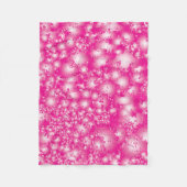 Couverture Polaire Fun PINK Abstrait Encre Super motif (Devant)