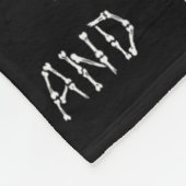 Couverture Polaire Fun Skeleton Dinosaure Costume Goth Hommes Femmes (Coin)