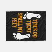 Couverture Polaire Fun Trick Ou Treat Smell My Feed Halloween (Devant (Horizontal))
