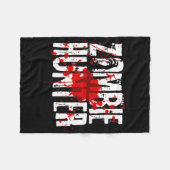 Couverture Polaire Fun Zombie Hunter Design Pour Garçons Filles Hallo (Devant (Horizontal))