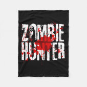 Couverture Polaire Fun Zombie Hunter Design Pour Garçons Filles Hallo (Devant)
