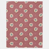 Couverture Polaire Funky Christmas Blanket 70s Pastel Holiday Joy (Devant)