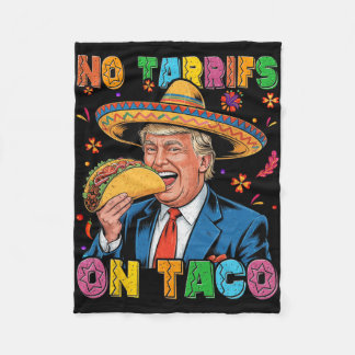 Couverture Polaire Funky Mexicain Cinco De Mayo Trump Pas De Tarrifs
