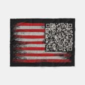 Couverture Polaire Funky Qr Trumps Danser Code de danse (Devant (Horizontal))