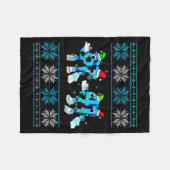 Couverture Polaire Funny 67 And 41 Christmas Ugly Sweater For Boys Ki (Devant (Horizontal))