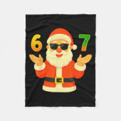 Couverture Polaire Funny 67 Christmas Design For Jolly Meme Fans (Devant)