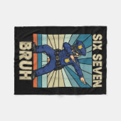 Couverture Polaire Funny 67 Meme 6 7 Six Seven Liceman Lice Officer R (Devant (Horizontal))