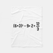 Couverture Polaire Funny 67 Meme Pemdas Elementary Math Teacher Brain (Devant)