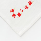 Couverture Polaire Funny 67 Meme With Bigfoot And Candy Canes Christm (Coin)