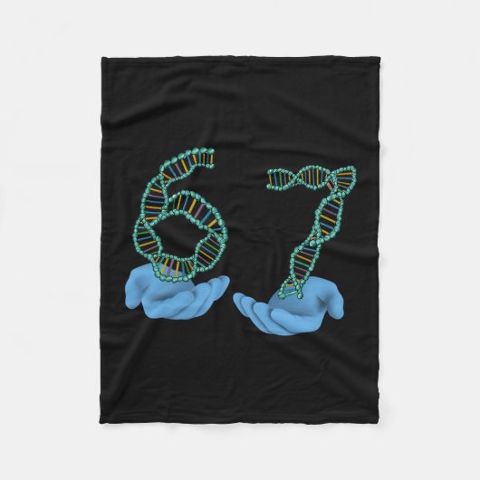 Couverture Polaire Funny 67 Number Meme Dna Replication Molecular Sci (Devant)