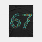 Couverture Polaire Funny 67 Number Meme Dna Replication Molecular Sci (Devant)