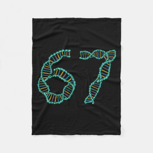 Couverture Polaire Funny 67 Number Meme Dna Replication Molecular Sci (Devant)