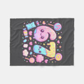 Couverture Polaire Funny 67 Six Seven Candy 6 7 Meme Gen Alpha Kawaii (Devant (Horizontal))