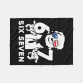 Couverture Polaire Funny 67 Six Seven Trump Meme  (Devant (Horizontal))