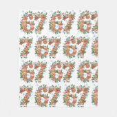 Couverture Polaire Funny 6-7 Brainrot Teen Meme Kids Christmas (Devant)