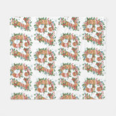 Couverture Polaire Funny 6-7 Brainrot Teen Meme Kids Christmas (Devant (Horizontal))