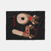 Couverture Polaire Funny 6 7 Six Seven Meme Christmas Reindeer Gen Al (Devant (Horizontal))