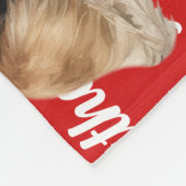 Couverture Polaire Funny Afghan Hound Dog Name Patterned Christmas (Coin)