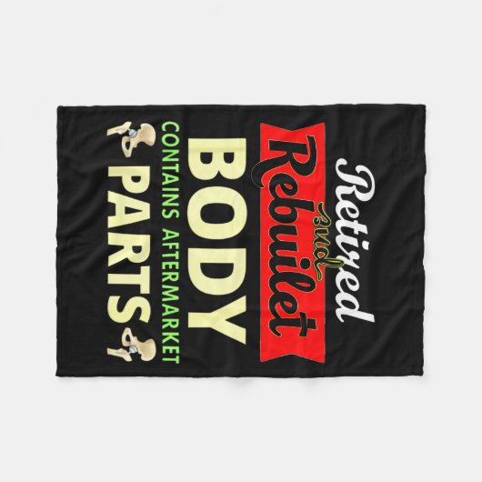 Couverture Polaire Funny After Hip Surgery Recovery Bionic Hip Replac (Devant (Horizontal))