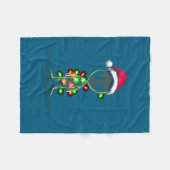Couverture Polaire Funny Alien Christmas Graphics Lights Lover Extrat (Devant (Horizontal))