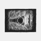 Couverture Polaire Funny Alien Turkey Ufo Selfie Thanksgiving Men Wom (Devant (Horizontal))