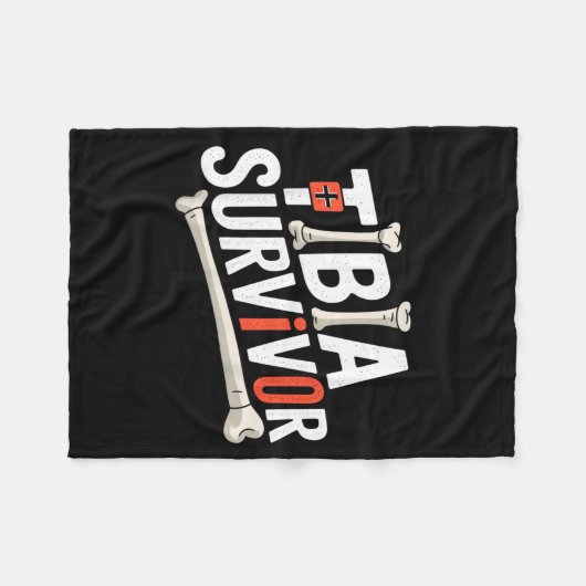 Couverture Polaire Funny Anatomy Going Tibia Okay Broken Leg Gift For (Devant (Horizontal))