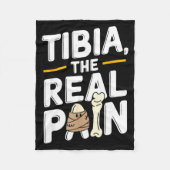 Couverture Polaire Funny Anatomy Going Tibia Okay Broken Leg Gift For (Devant)