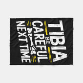 Couverture Polaire Funny Anatomy Going Tibia Okay Broken Leg Gift For (Devant (Horizontal))