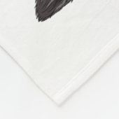 Couverture Polaire Funny Anatomy Newfoundland Dog Cute Newfie Lover (Coin)