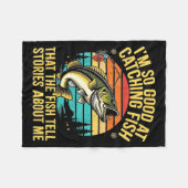 Couverture Polaire Funny B Fishing Quote Angler Snnerbait Lure Humor (Devant (Horizontal))