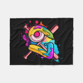 Couverture Polaire Funny Banana Baseball 67 Ice Cream Drip Meme (Devant (Horizontal))