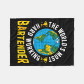 Couverture Polaire Funny Bartender Barmaid Barman Men Woman Tank Top (Devant (Horizontal))