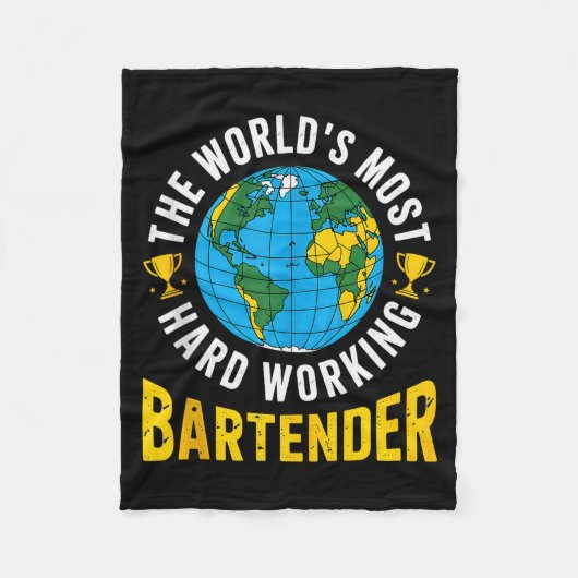 Couverture Polaire Funny Bartender Barmaid Barman Men Woman Tank Top (Devant)