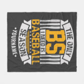 Couverture Polaire Funny Baseball Sarcasme (Devant (Horizontal))