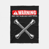 Couverture Polaire Funny Baton Twirling (Devant)