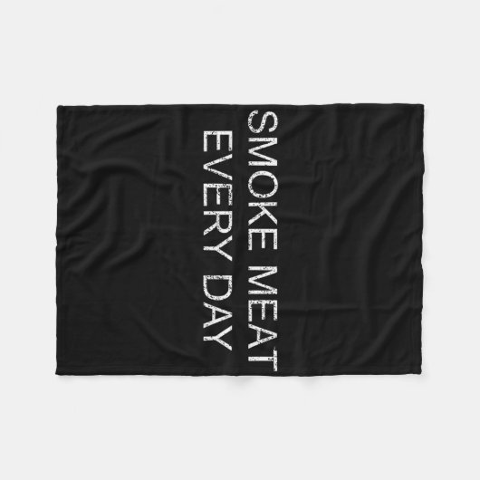 Couverture Polaire Funny Bbq Smoker Accessoire Pitmaster Papa Grillin (Devant (Horizontal))