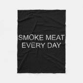 Couverture Polaire Funny Bbq Smoker Accessoire Pitmaster Papa Grillin (Devant)