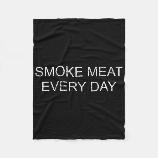 Couverture Polaire Funny Bbq Smoker Accessoire Pitmaster Papa Grillin (Devant)