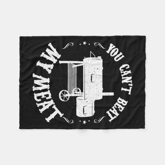 Couverture Polaire Funny Bbq T Reverse Flow Smoker Accessory Dad Gril (Devant (Horizontal))