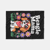 Couverture Polaire Funny Beagle Art For Women Girls Mom Beagle Dog Lo (Devant (Horizontal))